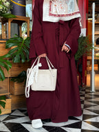 Ribbon Linen Dress