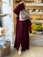 Ribbon Linen Dress