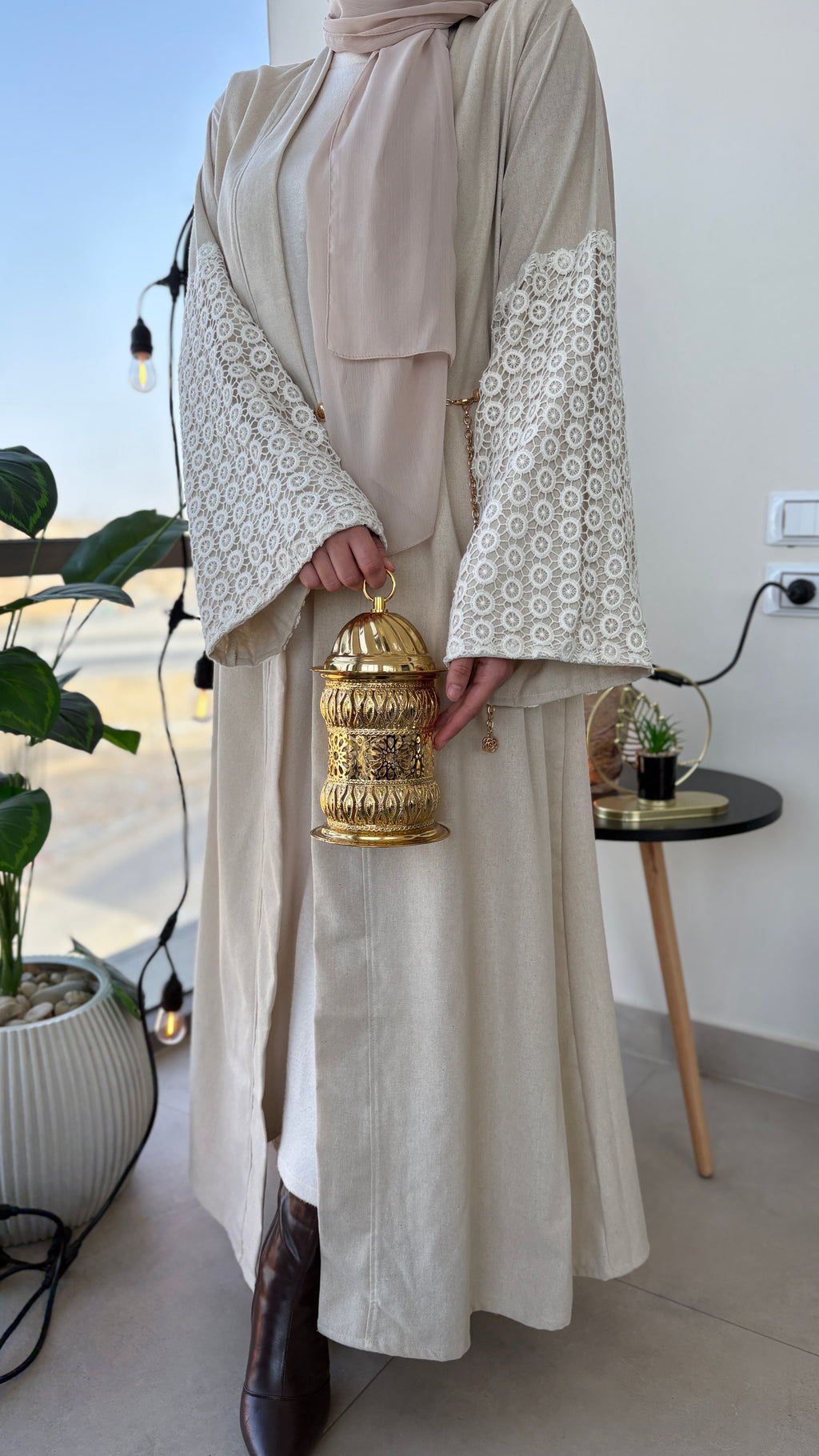 Floral Abaya