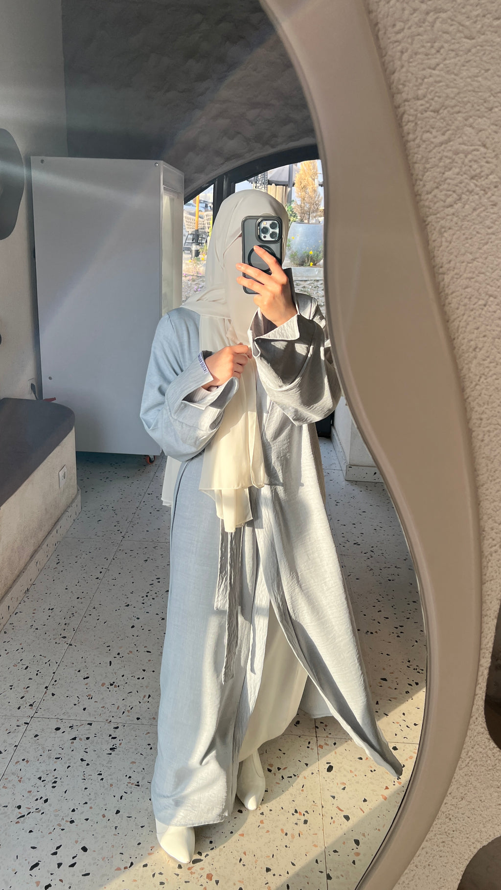 Ribbon Linen Dress