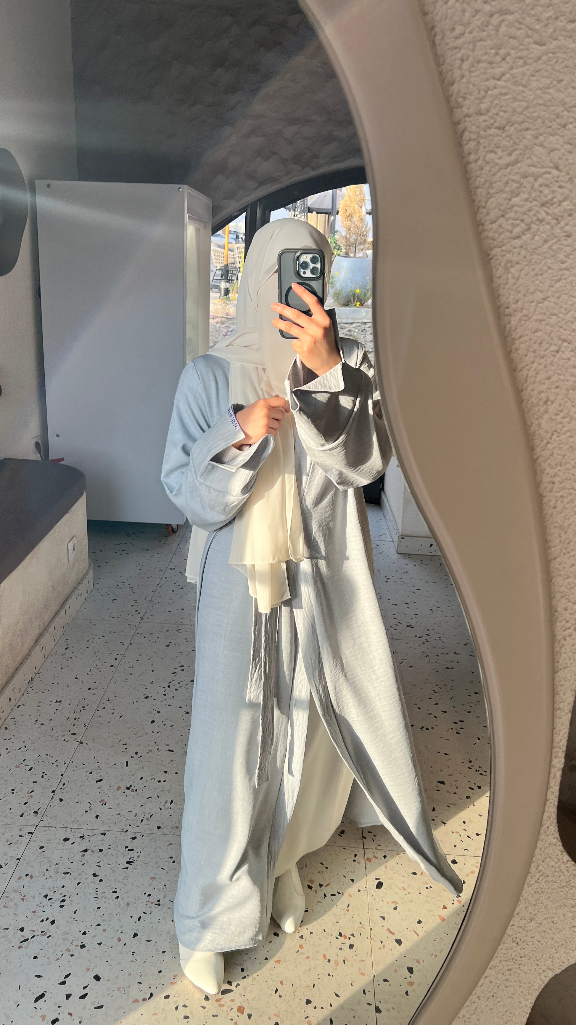 Ribbon Linen Dress