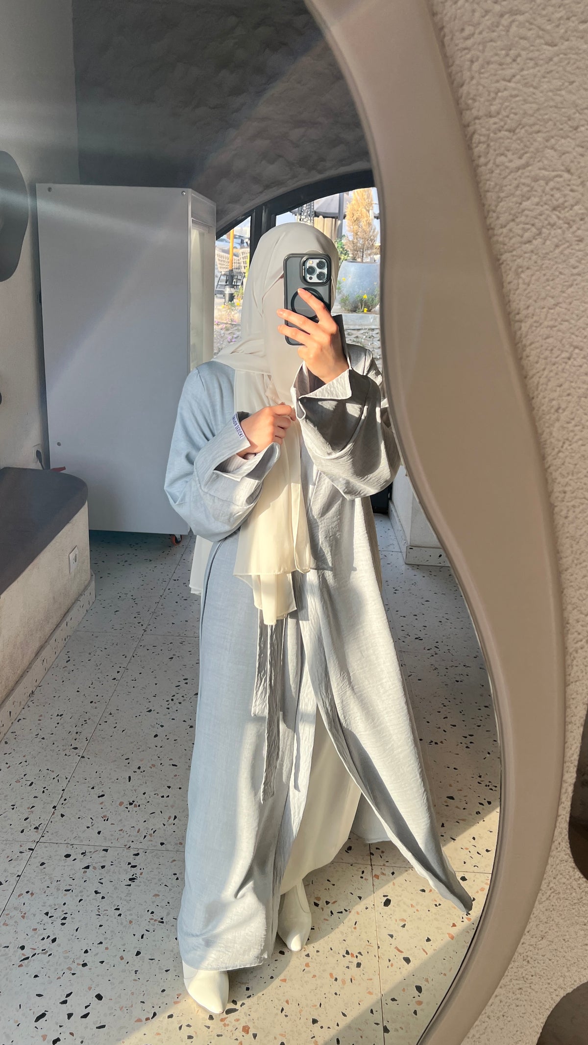 Ribbon Linen Dress