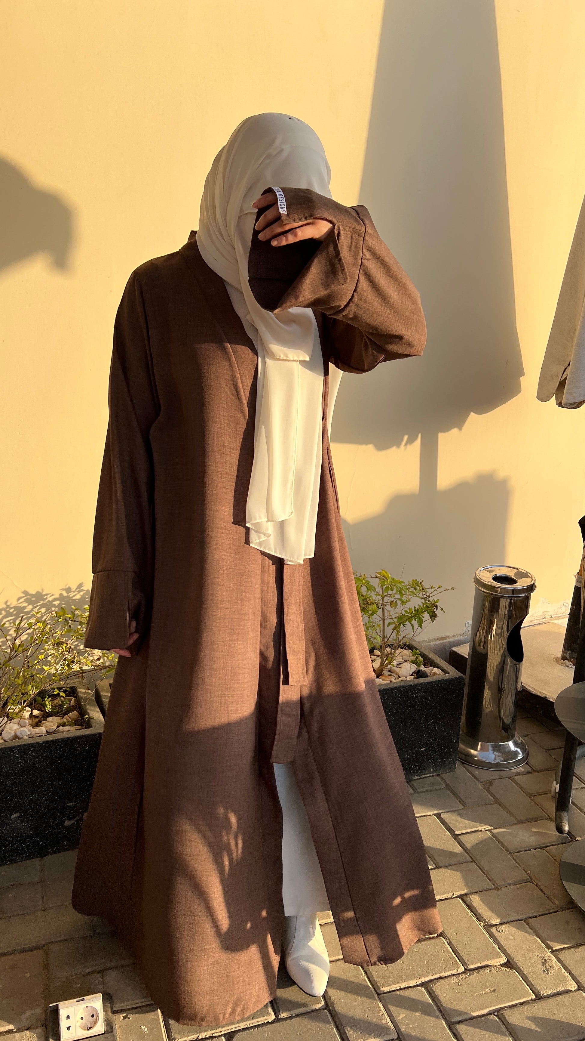 Ribbon Linen Dress