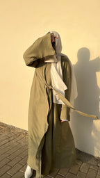 Ribbon Linen Dress