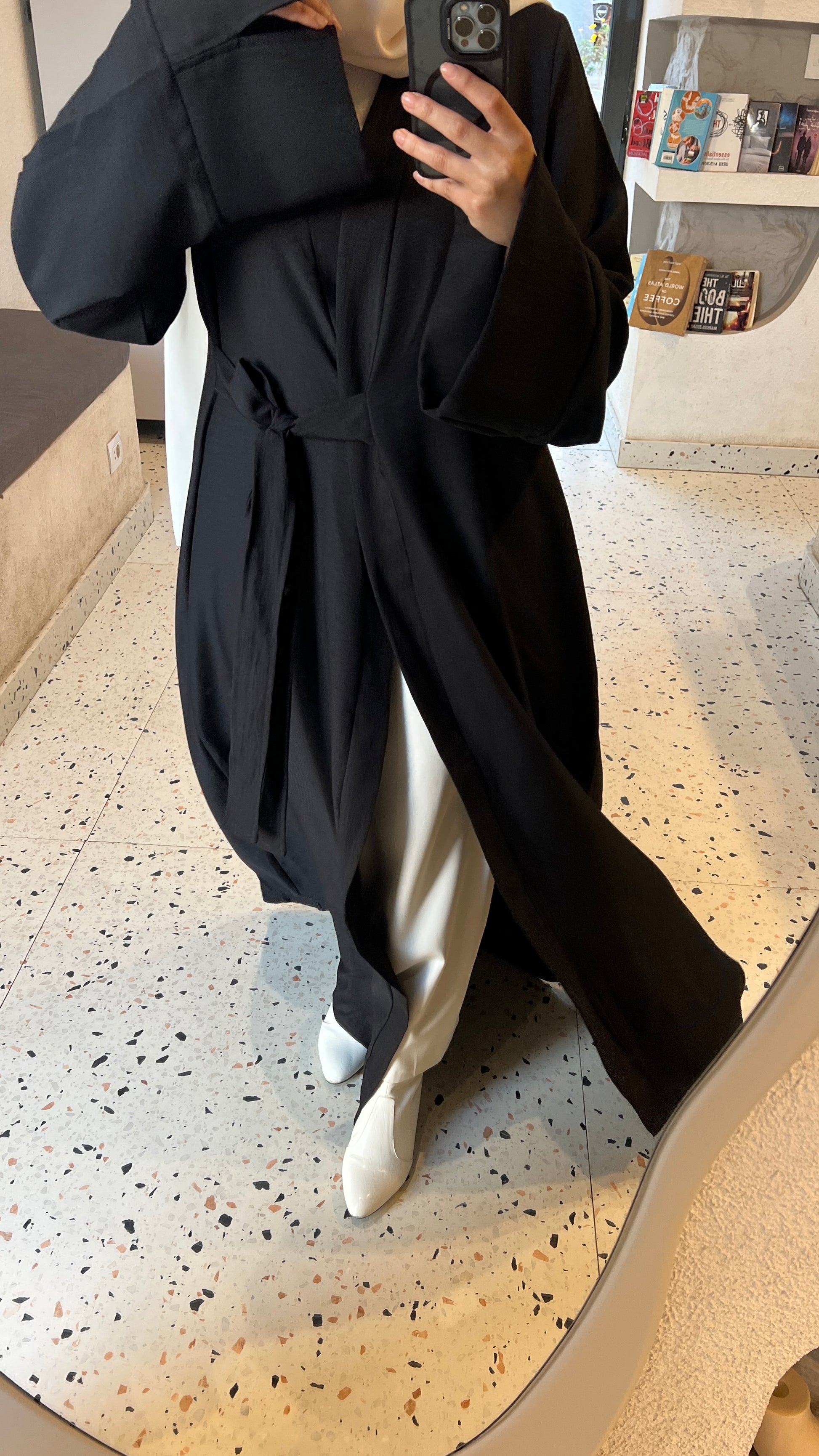 Ribbon Linen Dress