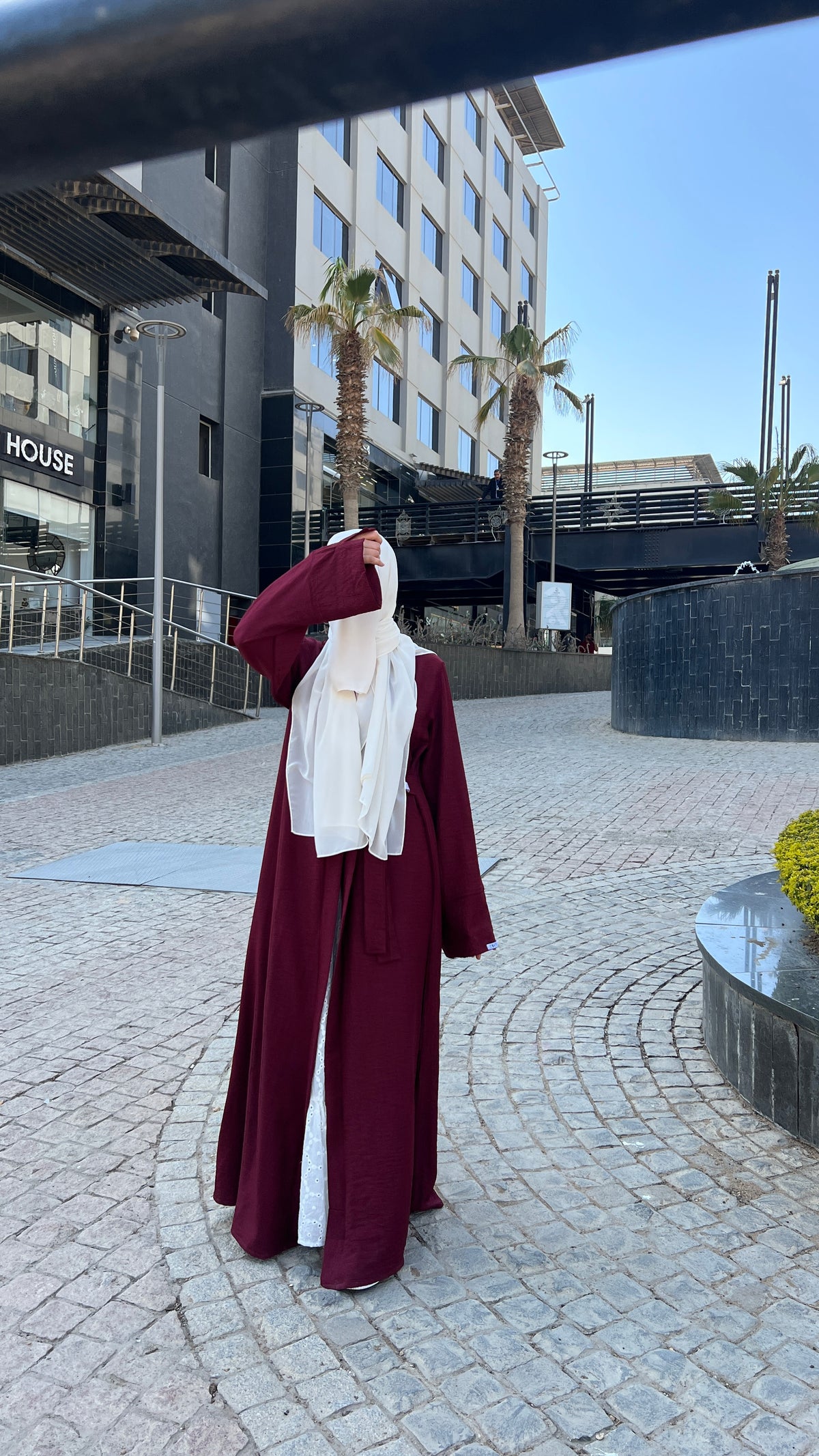 Ribbon Linen Dress