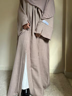 Ribbon Linen Dress