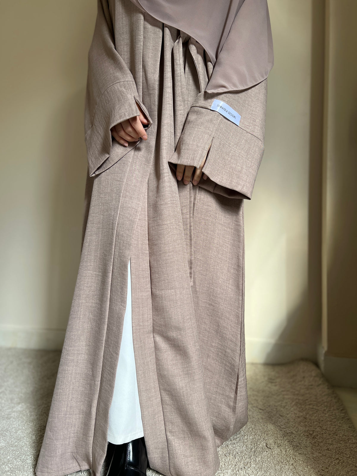 Ribbon Linen Dress