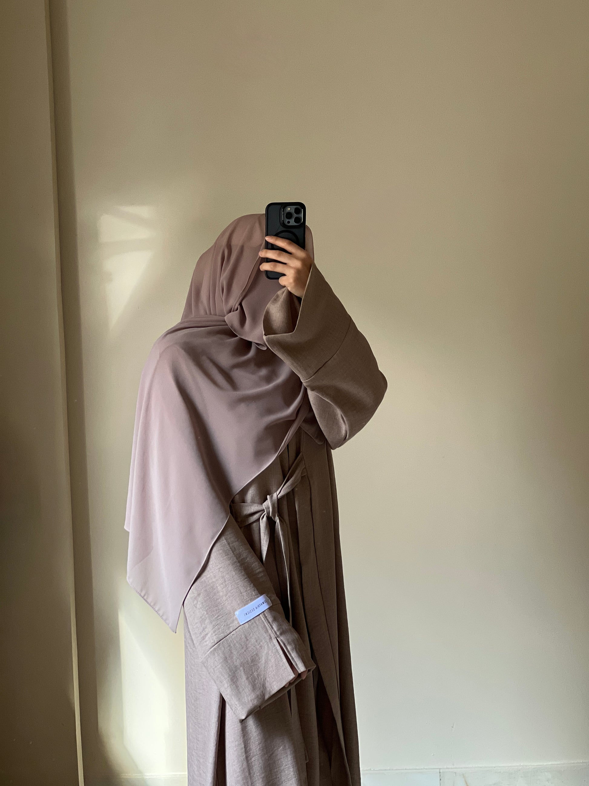 Ribbon Linen Dress